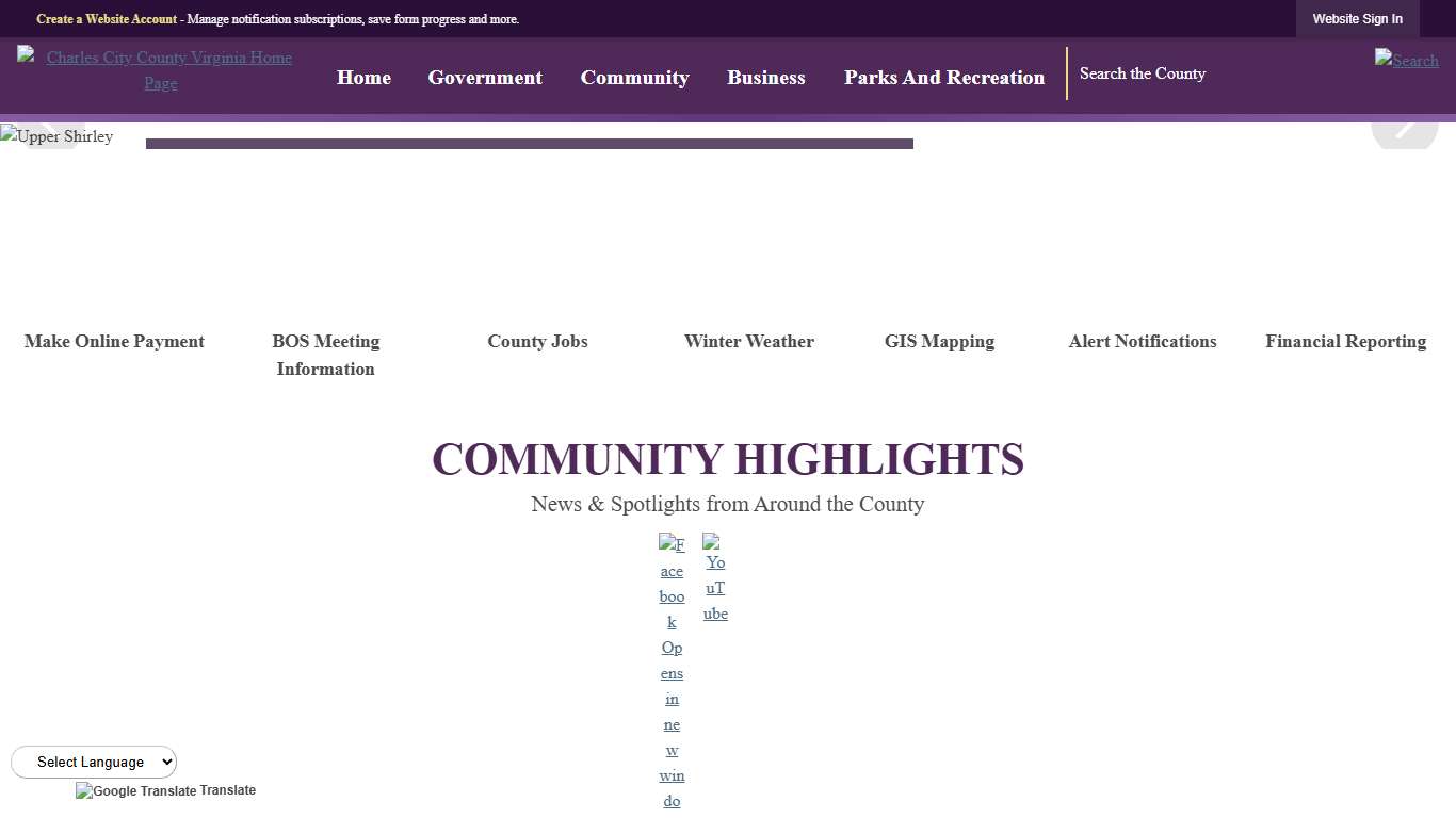 Charles City County, VA Official Website